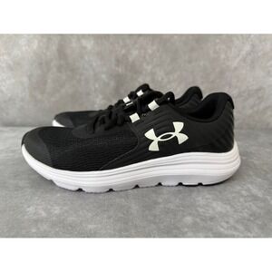 UA Outhustle Kids 4Y Black White Basketball Shoes GS New